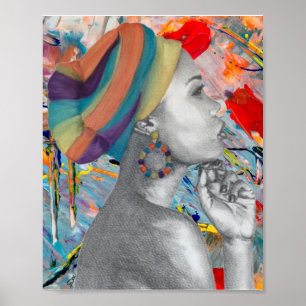 Queen Confidence 8x10 Premium Canvas Gloss Poster