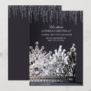 Queen Crown  Invitation
