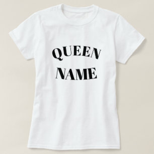 Queen Custom Name – Royal Elegant Design T-Shirt
