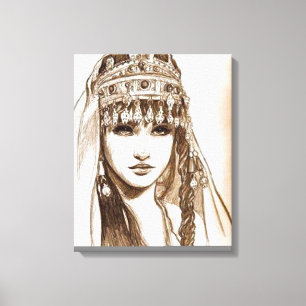 QUEEN DIHYA CANVAS PRINT