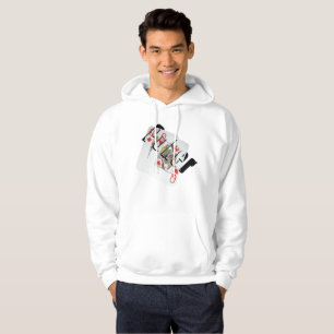 Queen Dimensional Poker Logo, Mens Sweatshirt