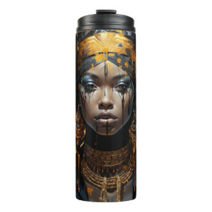Queen Dripping in Gold Art Tumbler