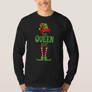 Queen Elf Christmas Novelty Family Christmas Pajam T-Shirt