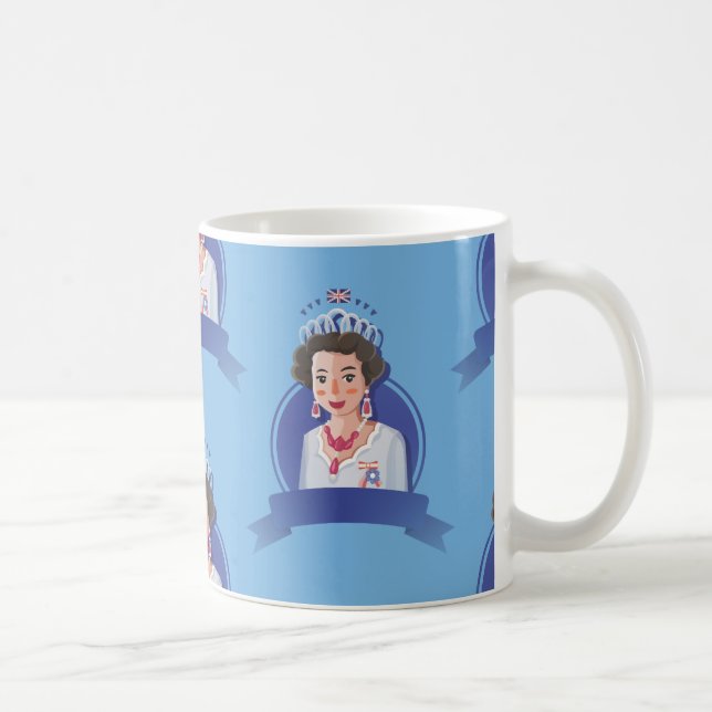 queen elizabeth 2 coffee mug (Right)