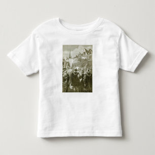 Queen Elizabeth entering London Toddler T-shirt