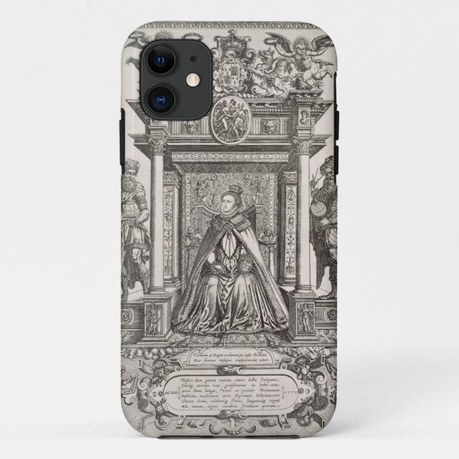Queen Elizabeth I (1533-1603) as Patron of Geograp Case-Mate iPhone Case (Back)