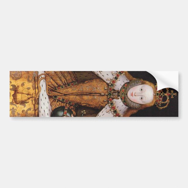 Queen Elizabeth I Bumper Sticker (Front)