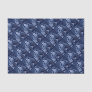 Queen Elizabeth I in blue print Tissue Paper