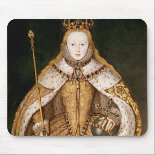 Queen Elizabeth I in Coronation Robes Mouse Pad