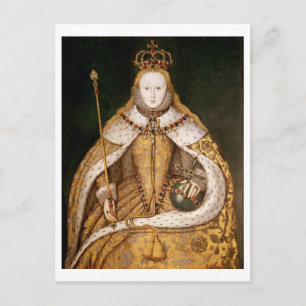Queen Elizabeth I in Coronation Robes Postcard