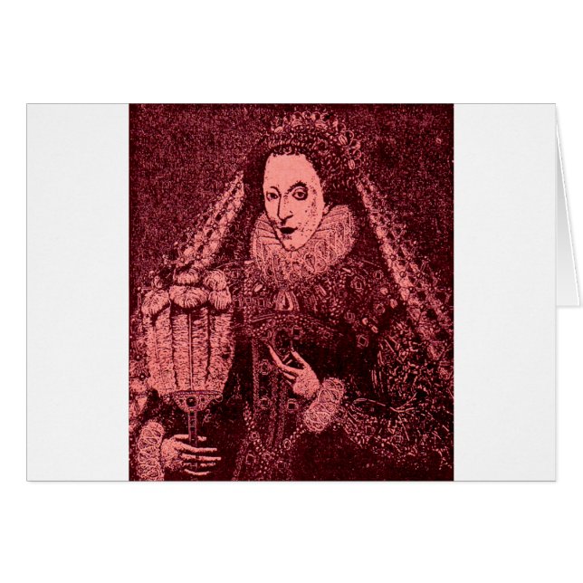 Queen Elizabeth I in pink (Front Horizontal)