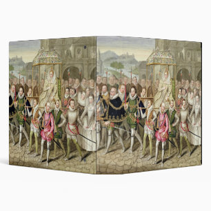 Queen Elizabeth I in procession with her Courtiers Binder