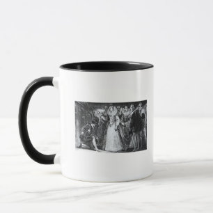 Queen Elizabeth I Knighting Francis Drake Mug