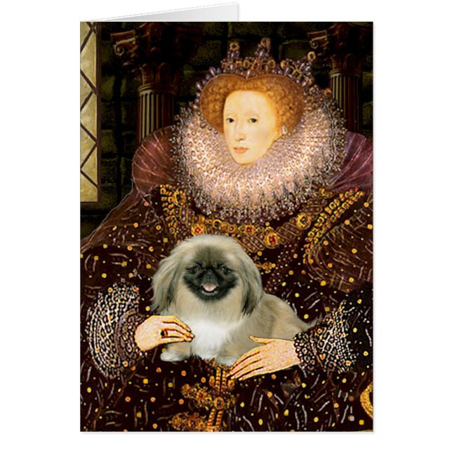 Queen Elizabeth I - Pekingese (Front)