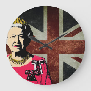 Queen Elizabeth II clock