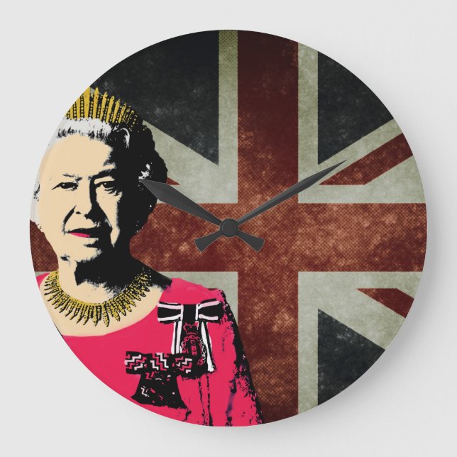 Queen Elizabeth II clock (Front)