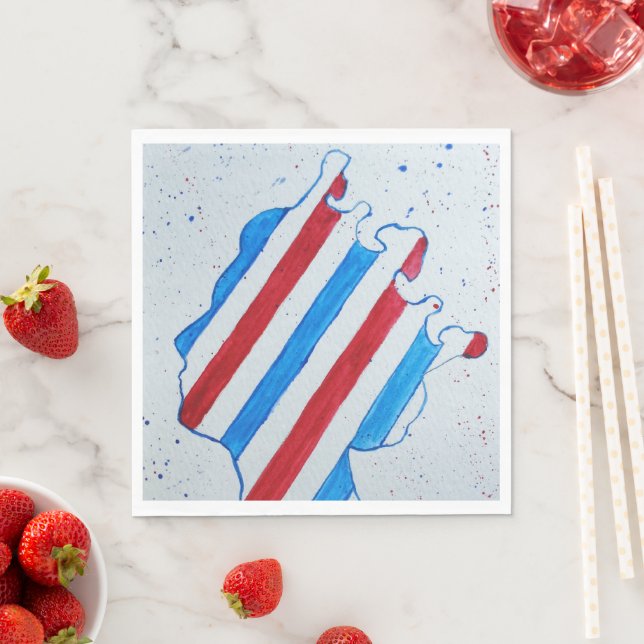 Queen Elizabeth II Jubilee Platinum England UK  Napkin (Insitu)