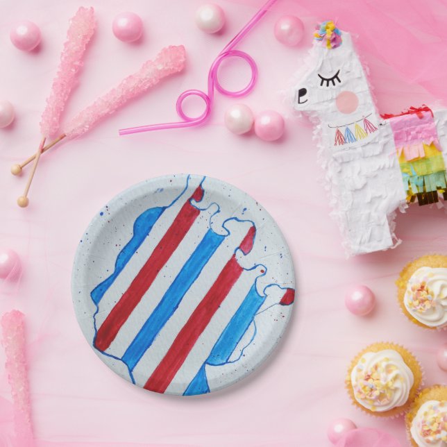 Queen Elizabeth II Jubilee Platinum England UK Paper Plate (Party)