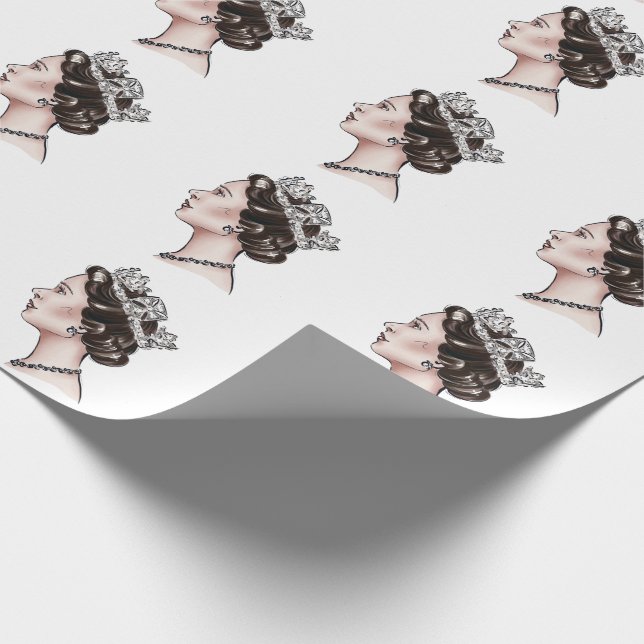Queen Elizabeth II Wrapping Paper (Corner)