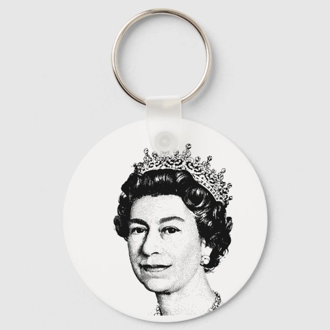 Queen Elizabeth Keychain (Front)
