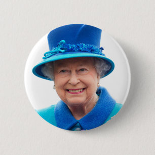 Queen Elizabeth of England 2 Inch Round Button