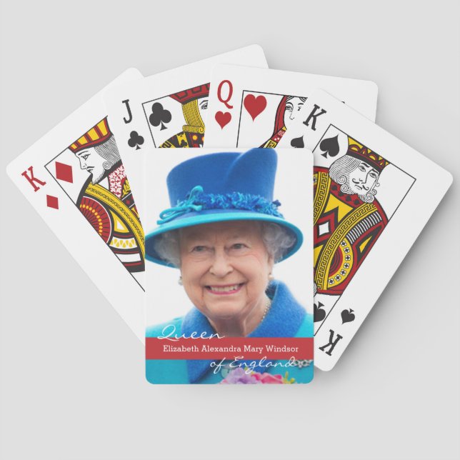 Queen Elizabeth of England Playing Cards (Back)