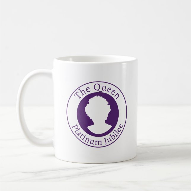 Queen Elizabeth Platinum Jubilee - The Queen Coffee Mug (Left)
