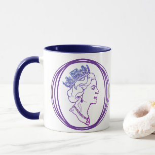 Queen Elizabeth Profile Mug