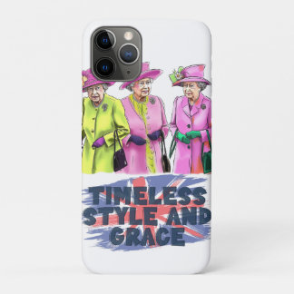 Queen Elizabeth- Timeless Style and Grace iPhone 11 Pro Case