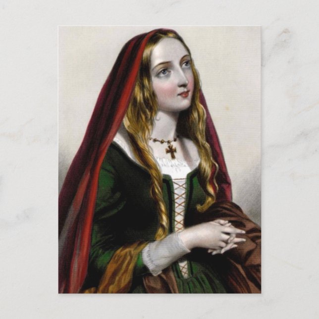 Queen Elizabeth Woodville Postcard (Front)