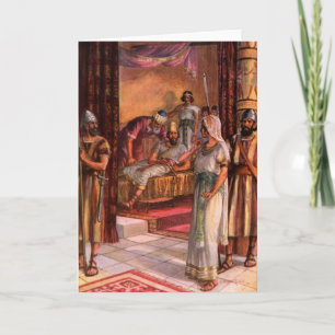 Queen Esther and the King Holiday Card