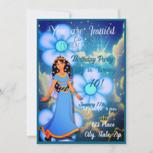 Queen Esther's Royalty Birthday Invites
