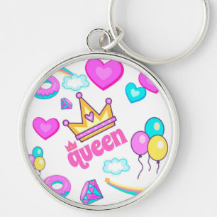 QUEEN FOR GIRLS KEYCHAIN