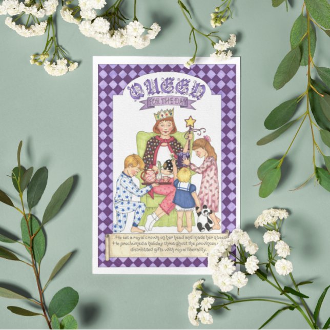 Queen for the Day Inspirational Postcard (Creator Uploaded)