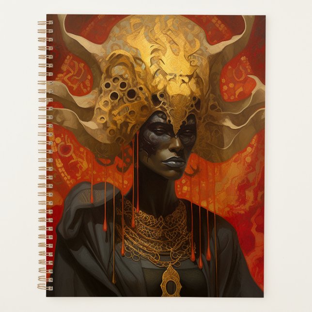 Queen Goddess Fantasy Art Planner (Front)