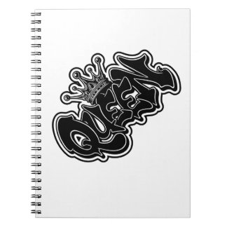 Queen Graffiti Design Notebook