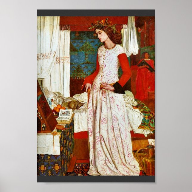 Queen Guinevere By William Morris (Best Quality) Poster (Front)