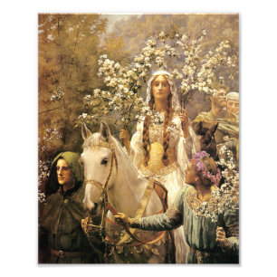 Queen Guinevere Maying Print