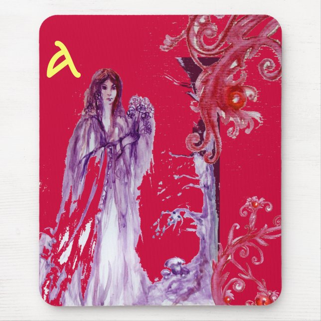 QUEEN GUINEVERE MONOGRAM MOUSE PAD (Front)