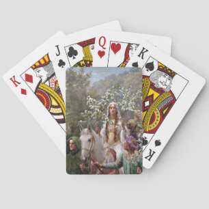 Queen Guinevere's Maying (by John Collier) Playing Cards