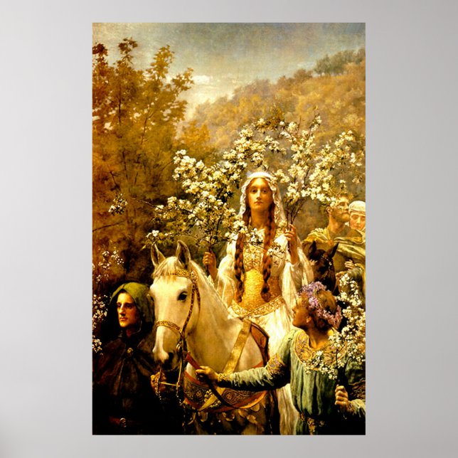 Queen Guinevere's Maying Poster (Front)