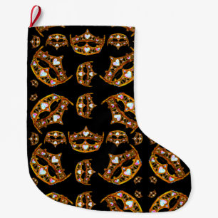 Queen Hearts Gold Crown Tiara black stocking
