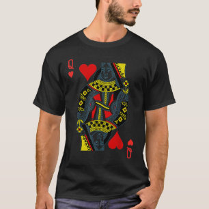Queen Hearts Playing Cards Halloween Deck Of Cards T-Shirt