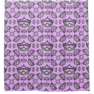 Queen Hearts Silver Small Crown Tiara Pink Lilac