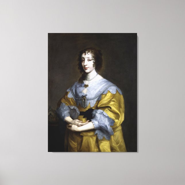 Queen Henrietta Maria Canvas Print (Front)