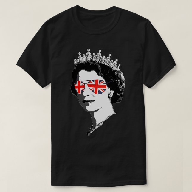 Queen II - ElizabethS England - Queen of England ( T-Shirt (Design Front)