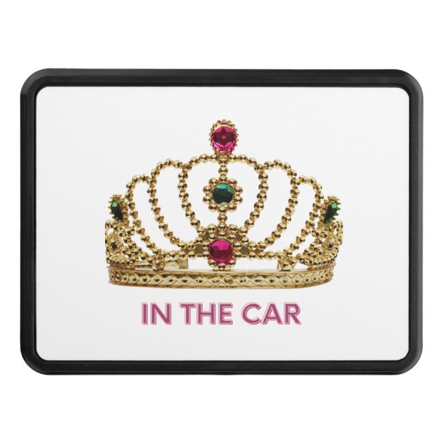 Queen In The Car Trailer Hitch Cover (Front)