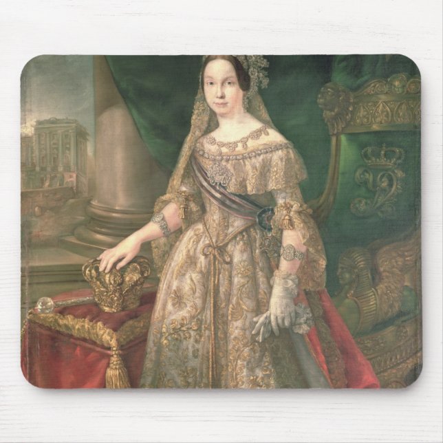 Queen Isabella II  1843 Mouse Pad (Front)