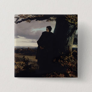 Queen Isabella's Farewell to Transylvania, 1863 2 Inch Square Button