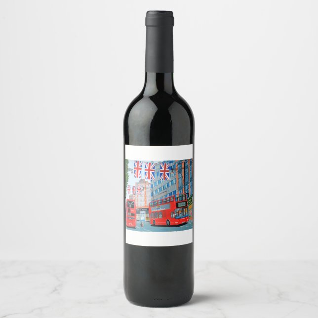 Queen Jubilee Wine Label (Front)